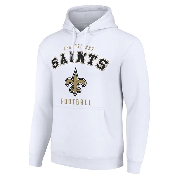 New Orleans Saints White Hoodie NWT - Picture 2 of 3